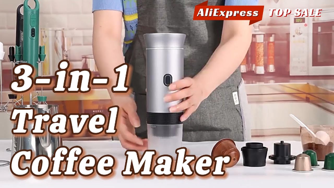 Portable Wireless Espresso Machine 3-in-1 Coffee Maker for Car, Home & Camping | AliExpress Review