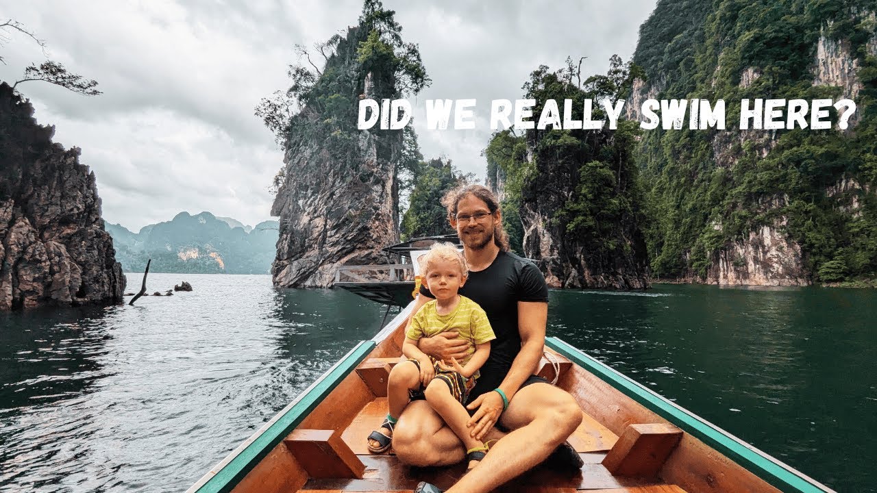 Our family CLIMBED a waterfall and swam in Khao Sok Lake, Thailand