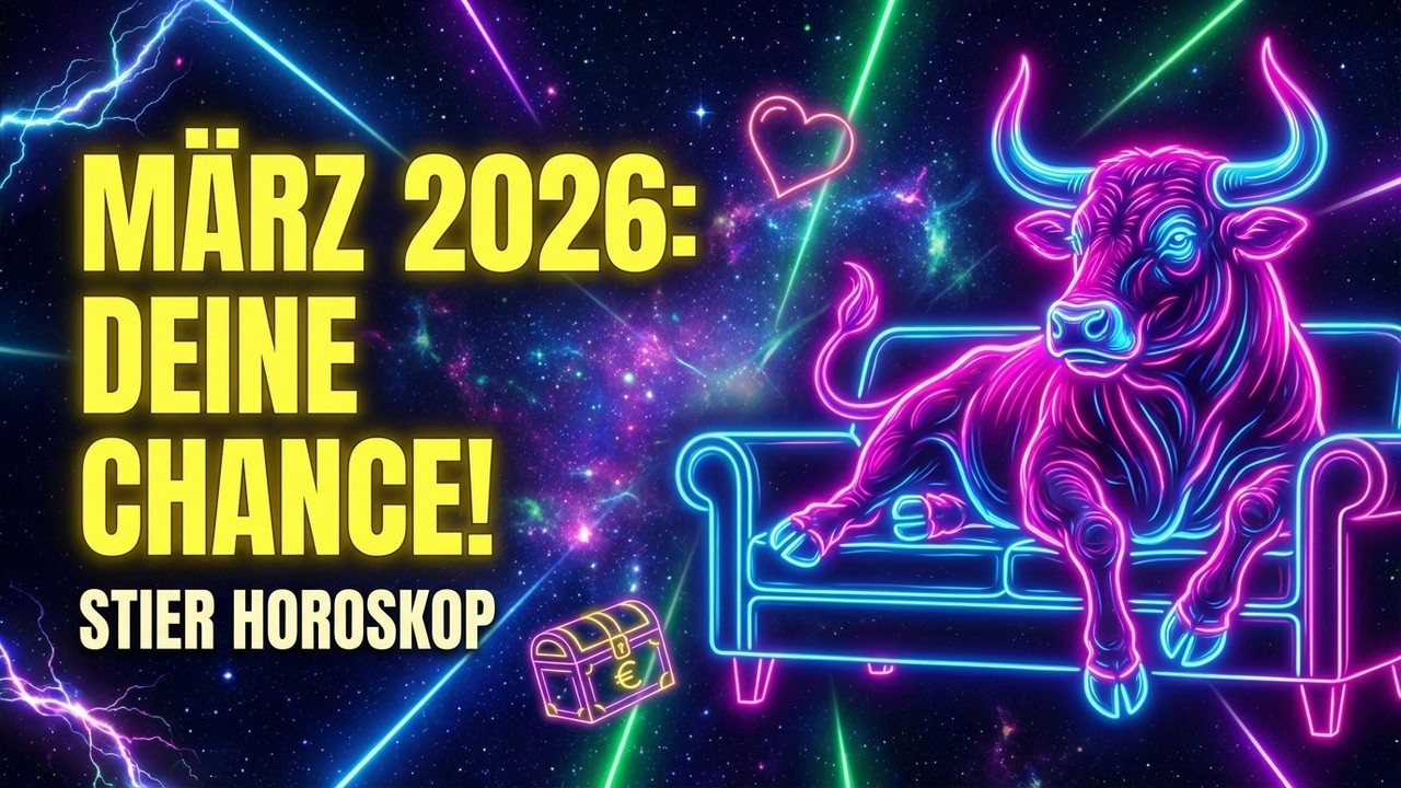 Horoskop Stier M&auml;rz 2026: Liebe, Geld & die gro&szlig;e Chance! 🚀