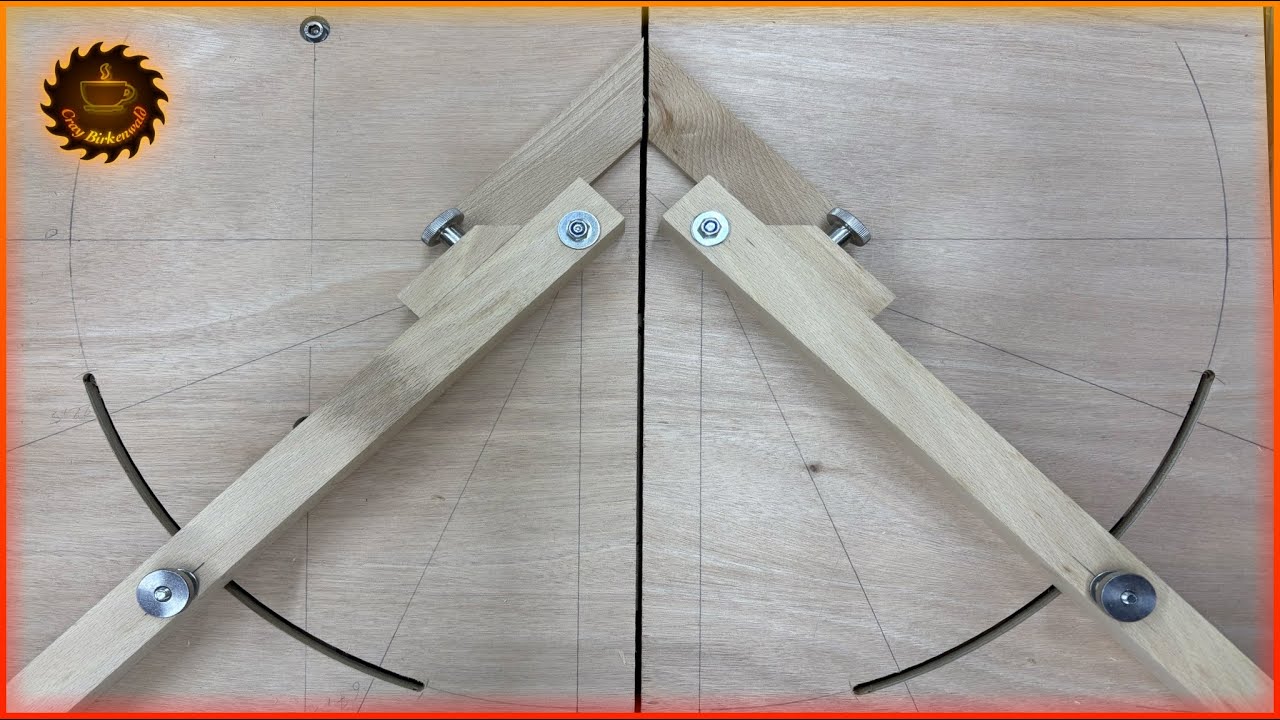 Un chariot de coupe d'onglets pour scie sous table
