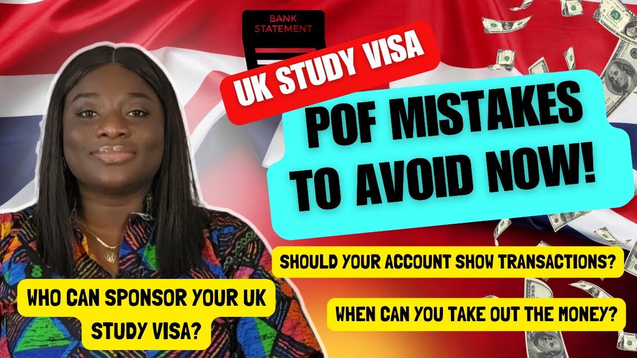 POF Calulation for UK Study Visa + Who Can Sponsor you + Costly Mistakes you're Making