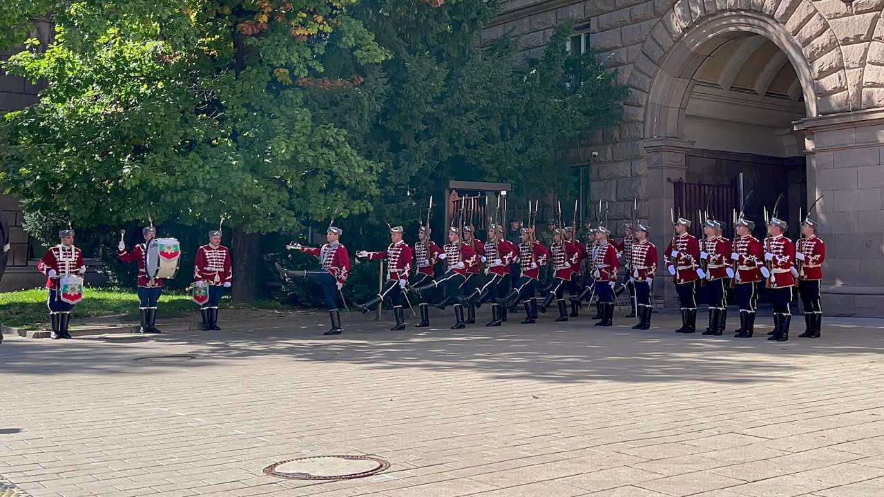 Changing of the Guard in Sofia, Bulgaria