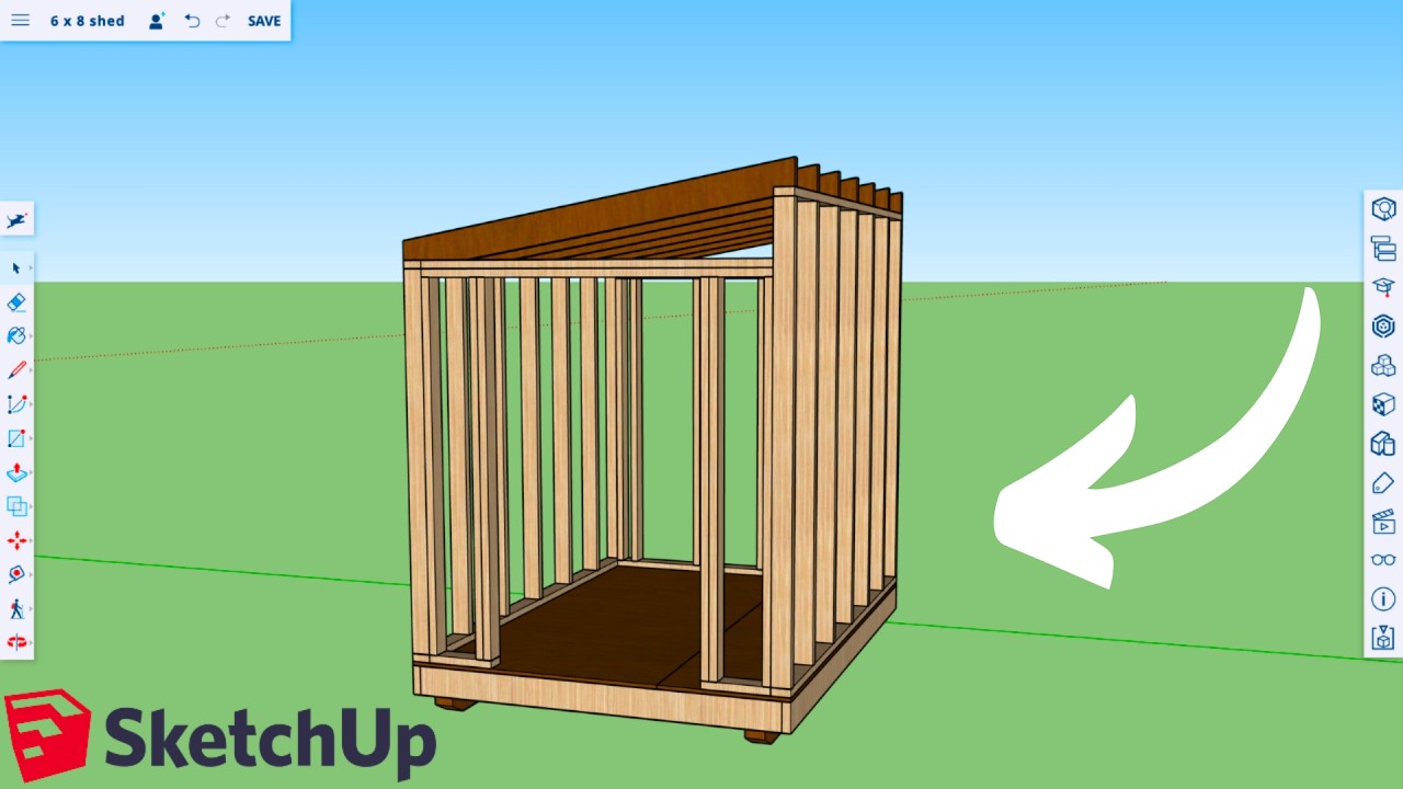 How to Make a Shed in SketchUp