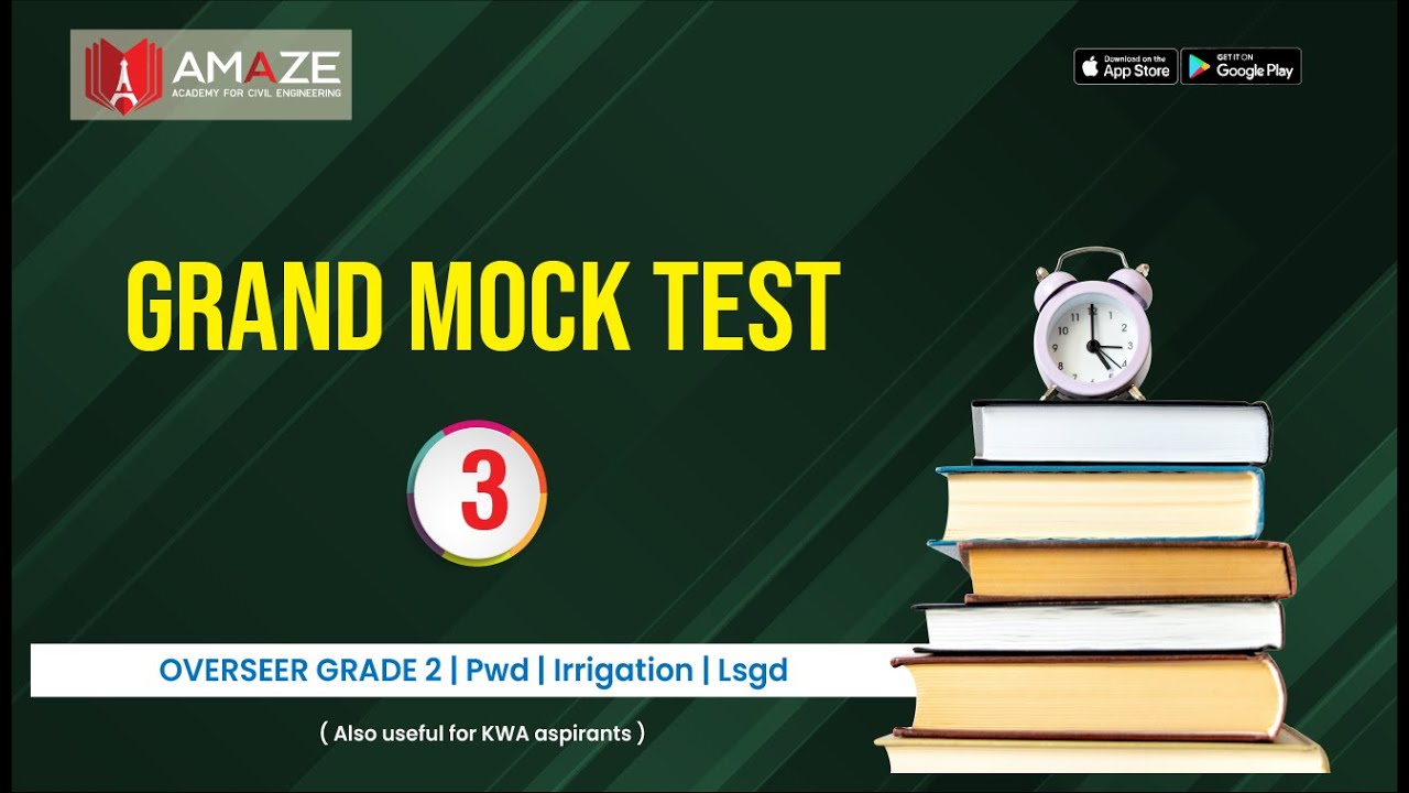 OVERSEER GRAND MOCK TEST 3 | LSGD IRRIGATION PWD KWA | GRADE 2 SPECIAL