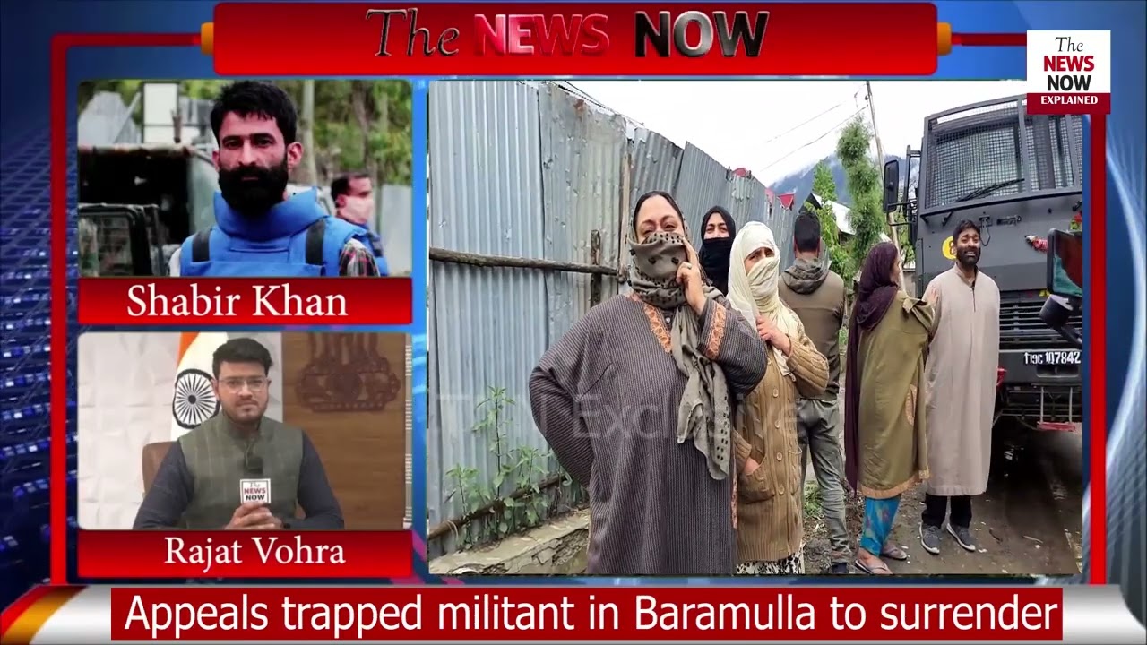 Baramulla Encounter: Two Militants killed. Family appeals trapped militant in Baramulla to surrender