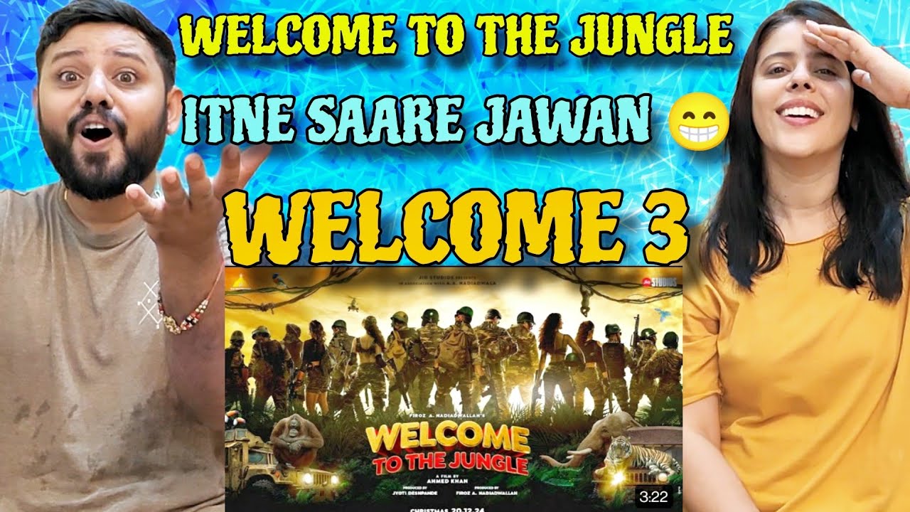 Welcome To The Jungle (Welcome 3) - Official Announcement Video Reaction | Releasing Christmas |