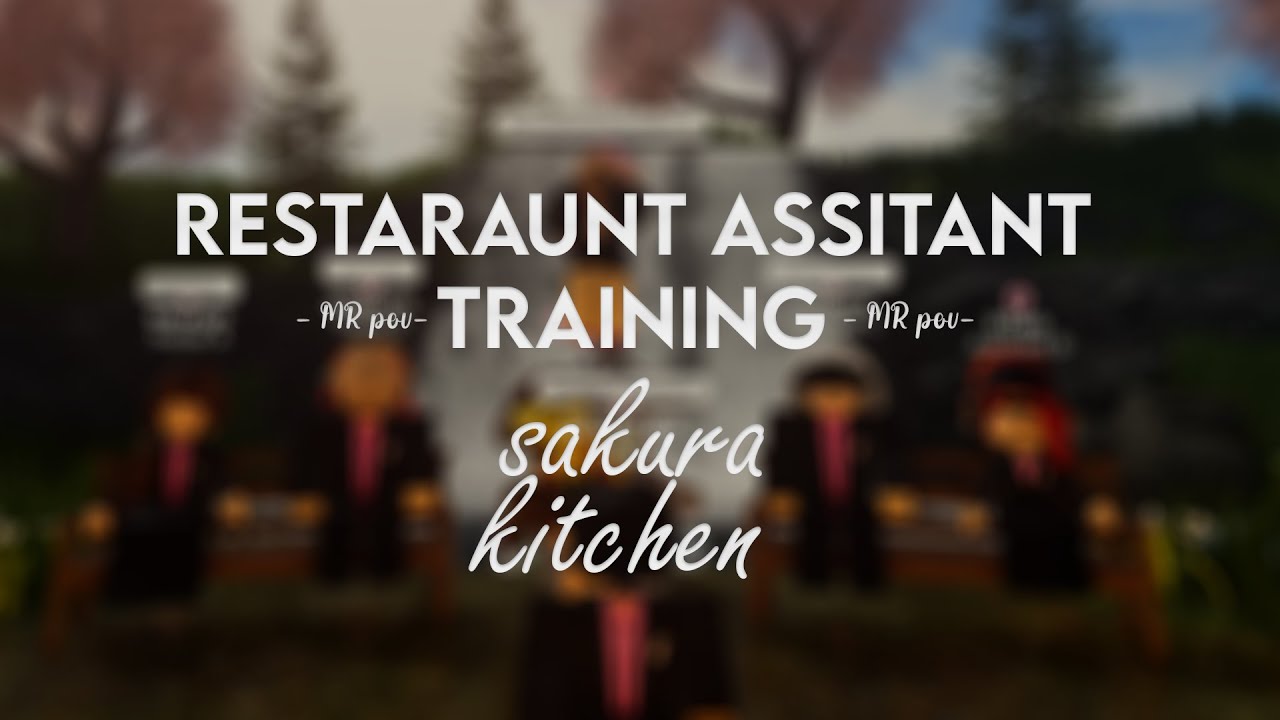 Sakura Kitchen Trainings MR POV | tstdrive ROBLOX
