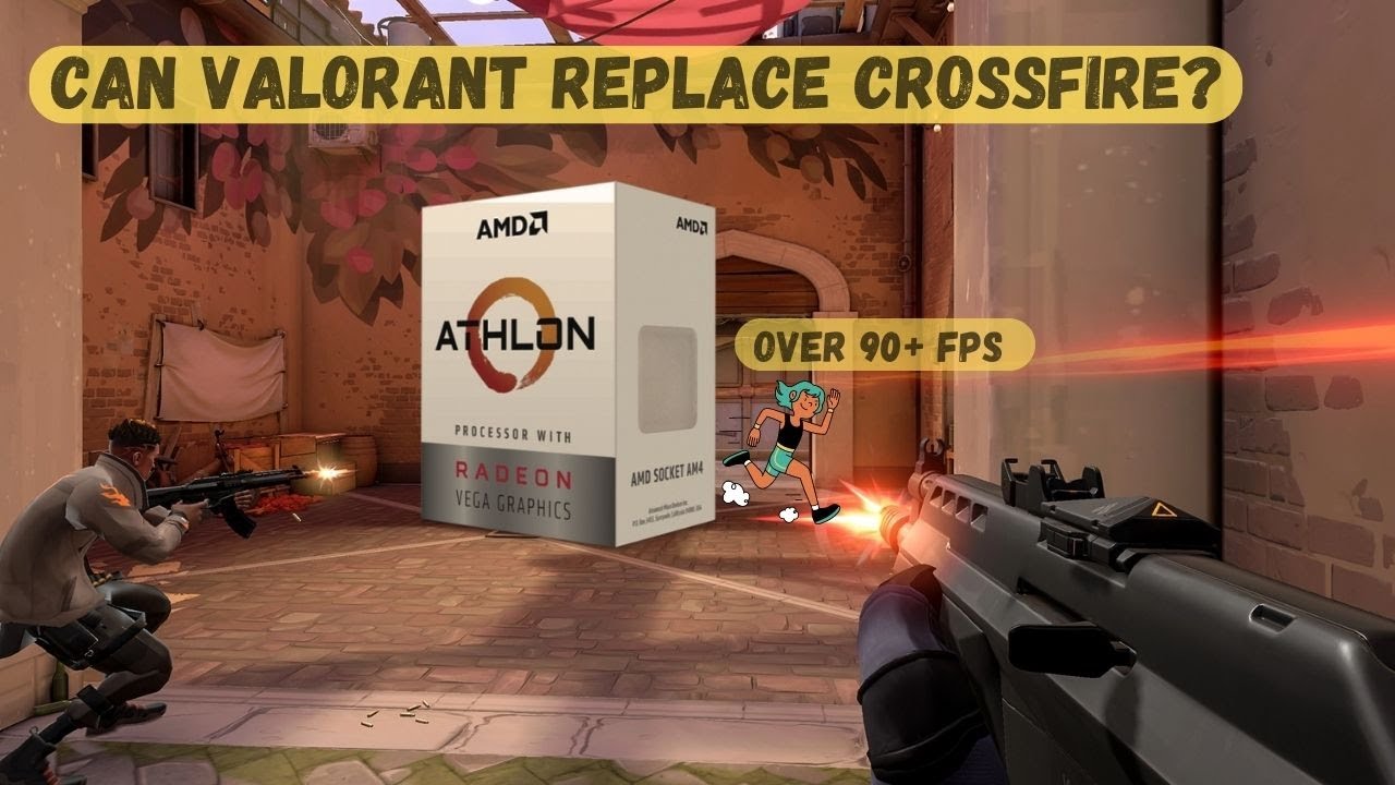 Valorant running on ATHLON 200GE