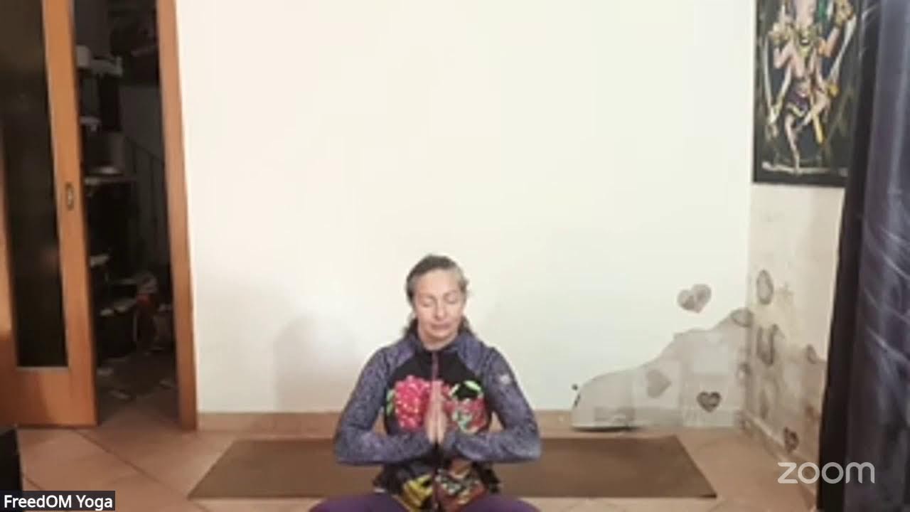 Cours de yoga en direct Zoom