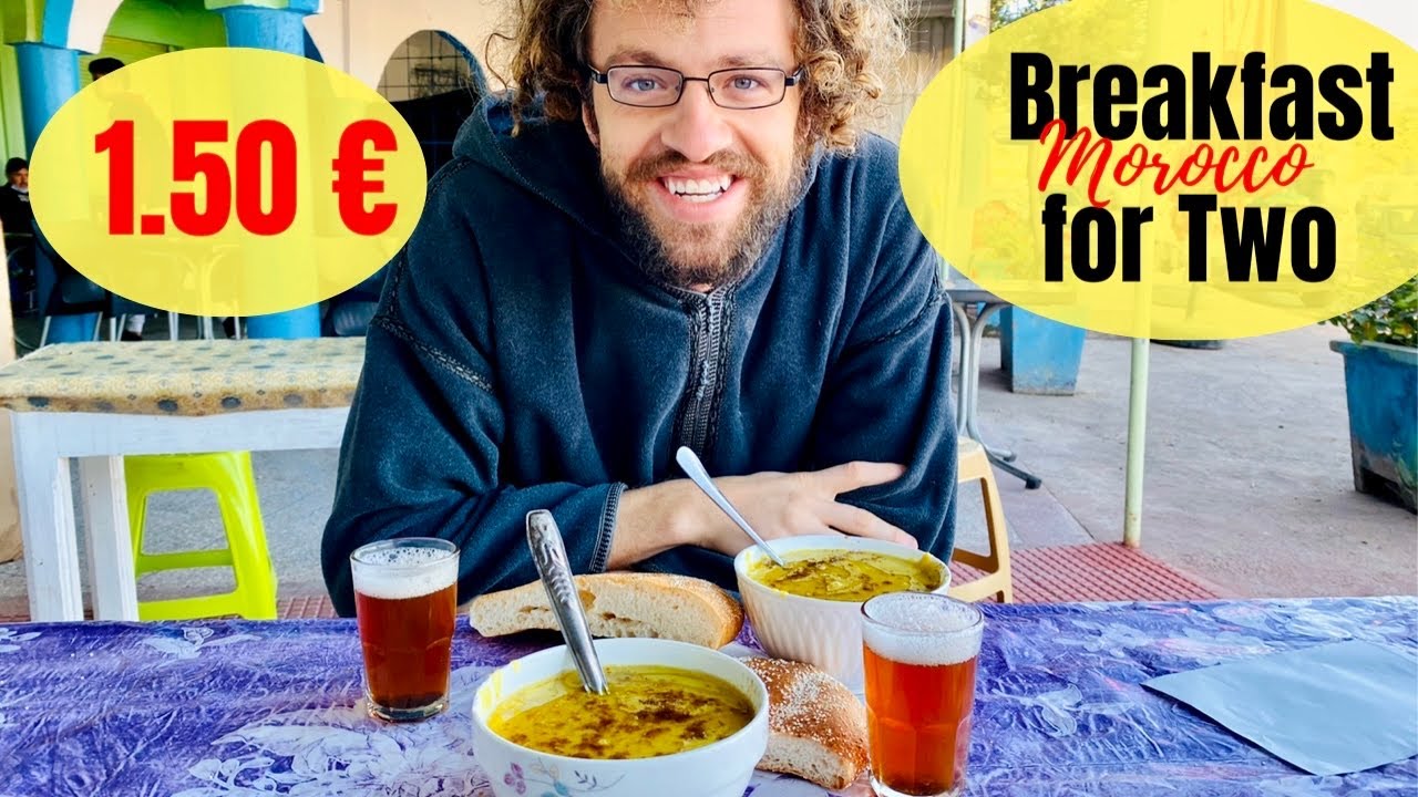 MOROCCAN BISSARA SOUP,  Street Food Aourir Morocco, Moroccan Tea, Moroccan Dates,  طعام مغربي