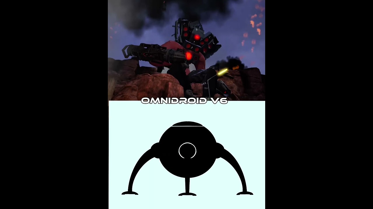 Titan speaker man vs operation Kronos #skibiditoilet #omnidroids