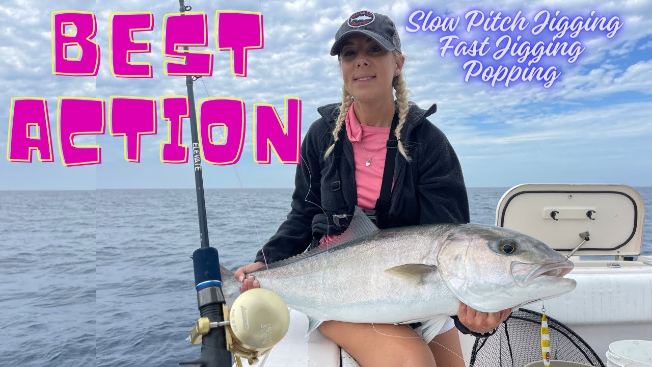 BEST ACTION YET!!! Slow Pitch Jigging, Popping and more!