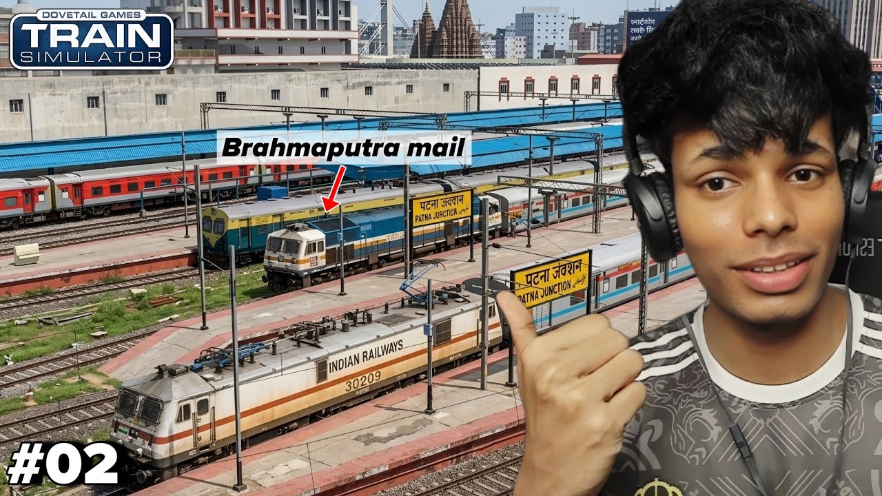 Indian Railways Train Simulator Pc Gameplay With WDP 4D Part-2