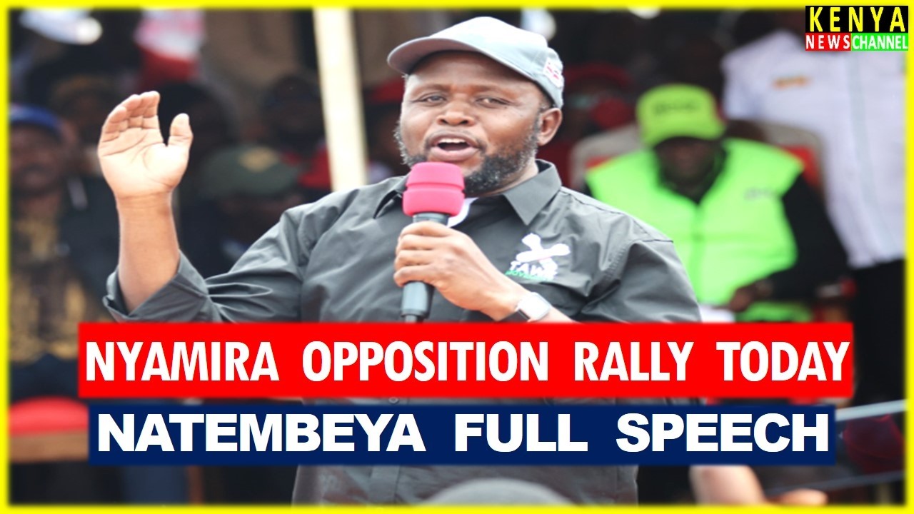 THIS MAN! Natembeya ROARS on Ruto as he joined Matiangi, Kalonzo & Gachagua today in Nyamira