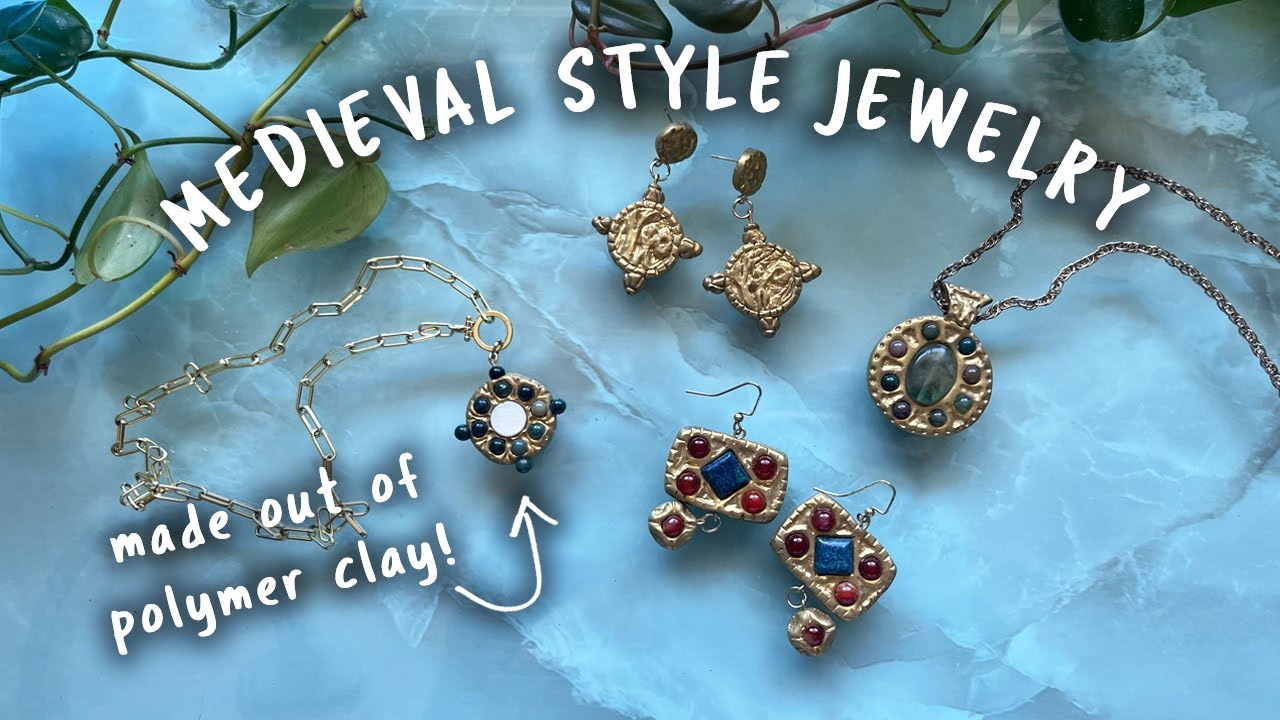 MAKE YOUR OWN MEDIEVAL STYLE JEWELRY! (made with polymer clay)
