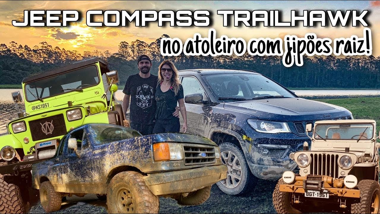 Jeep Compass Trailhawk NA TRILHA: ser&aacute; que ele conseguiu acompanhar os jipes raiz? | VLOG | KS1951