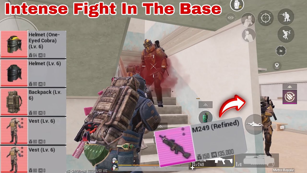 The Base Master - Intense Gameplay pubg metro royale mode solo v squad
