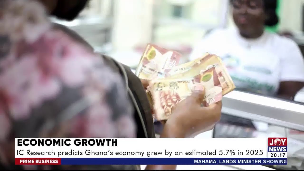 Economic Growth: IC Research predicts Ghana's economy grew by an estimated 5.7% in 2025