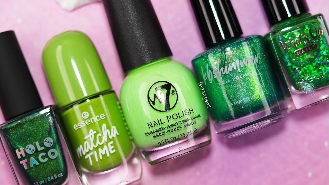 Nail Polish That Makes Me Happy (greens for St Patrick's Day!) 💅- femketjeNL