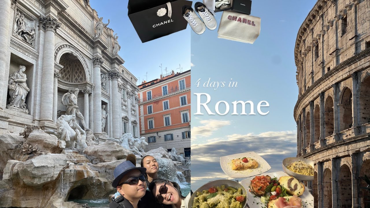 🇮🇹 4 days in Rome 🛍️🍝🍄 Vatican city, Trevi, Prati, CHANEL unboxing + truffle pasta deja vu