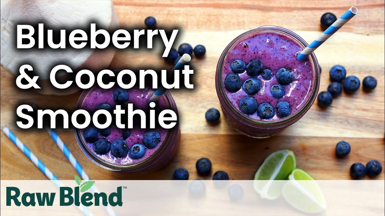 How to make a Blueberry & Coconut Smoothie in a Vitamix Blender | Recipe Video