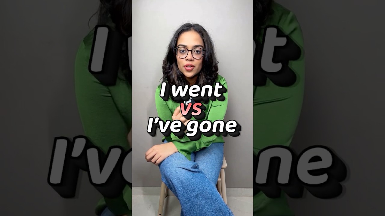 Difference Between I WENT & 'I HAVE GONE | English Grammar Lesson | Simple Past Vs Present Perfect