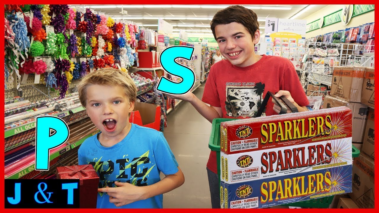 Buying Everything In Alphabetical Order Shopping Challenge / Jake and Ty