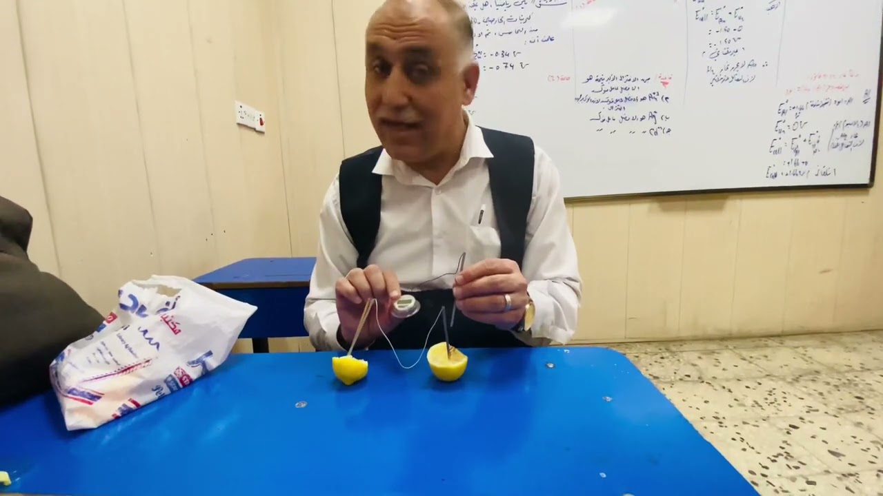 سادسيون تعالوا شوفو وتونسو بتجربة الخلية الكهربائية الكلفانية  ( تبسيط لخلية دانيال )