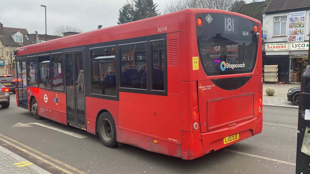 *rare* stagecoach 36541 on bus route 181