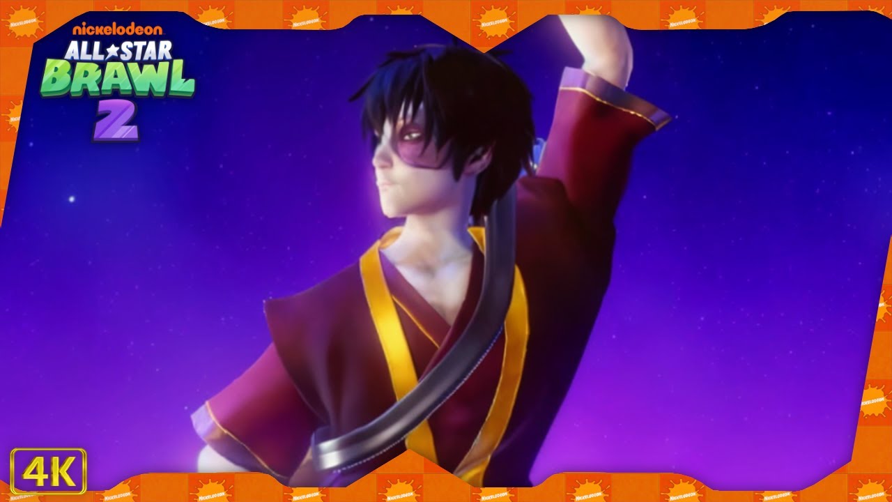 Nickelodeon All-Star Brawl 2 ⁴ᴷ Arcade Mode (Zuko gameplay)