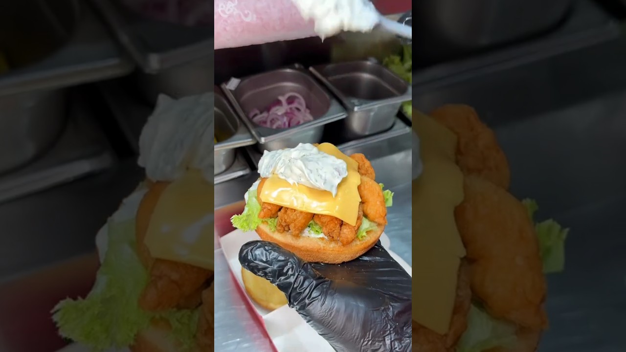 Prawn burger 