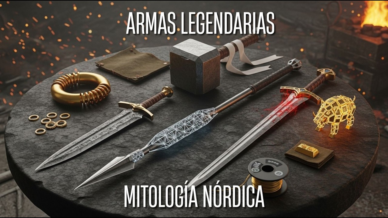 ARMAS DE DESTRUCCIÓN MITOLÓGICA: LA FÍSICA DE MJÖLNIR, GUNGNIR Y GLEIPNIR