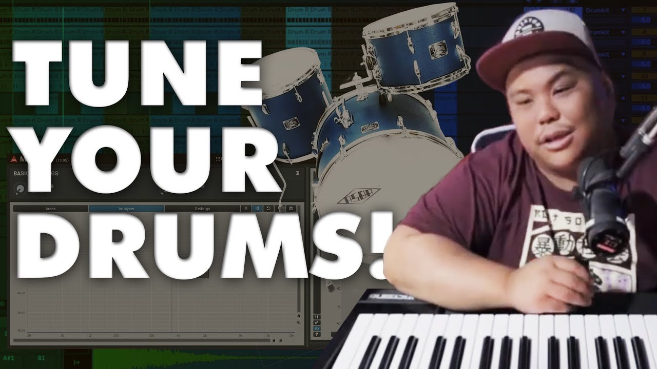 Tune your drums using M-Analyzer