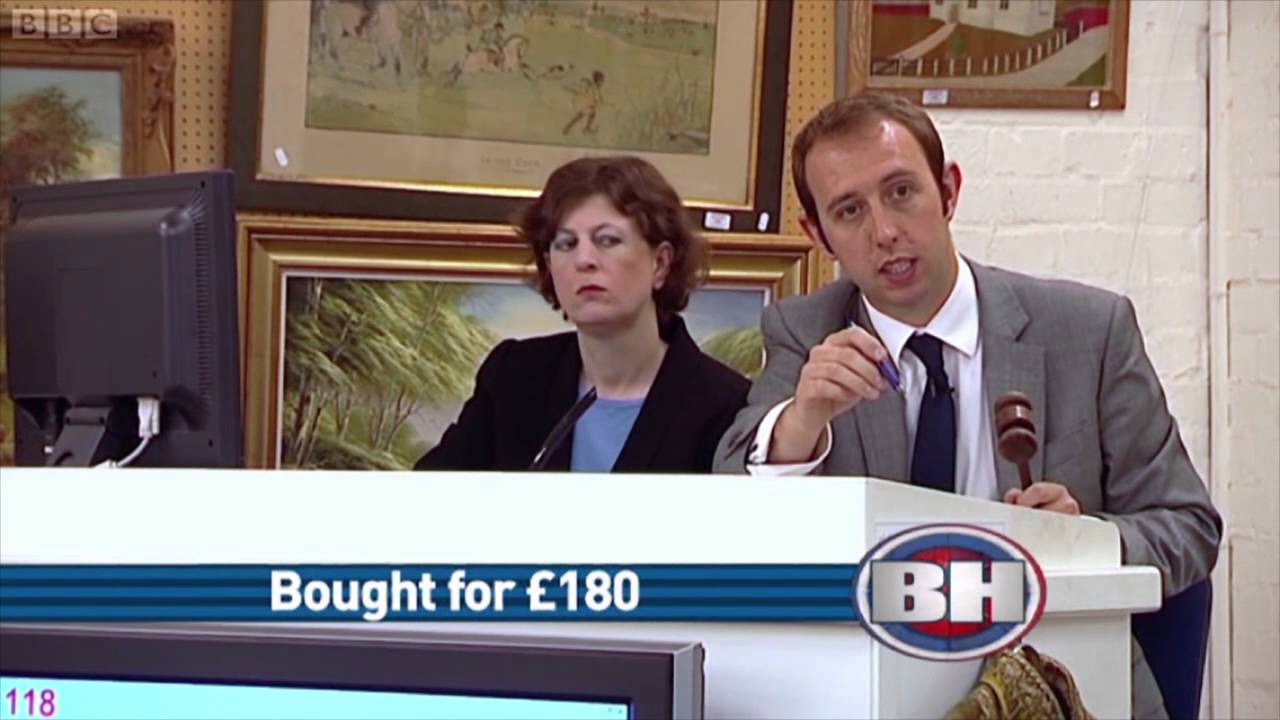 Bargain Hunt - Pewter Tea Caddy