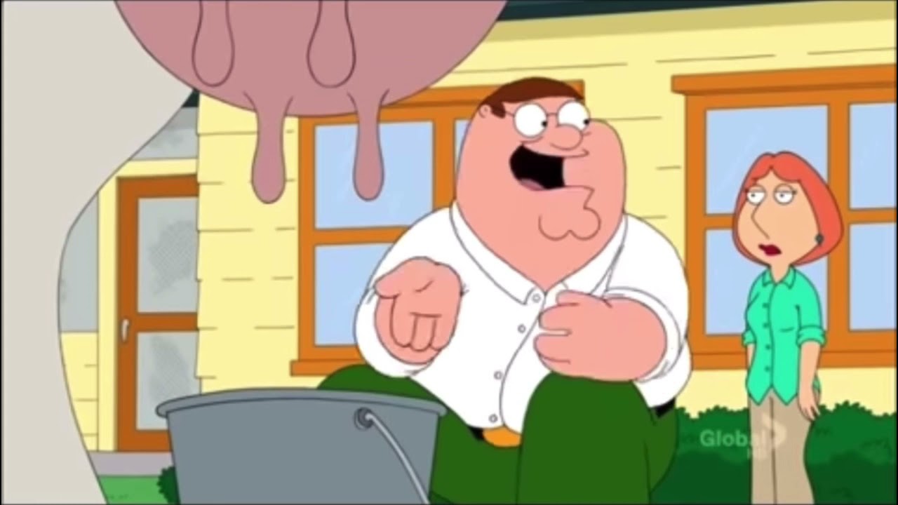 Family Guy Cow Milking Red Bull