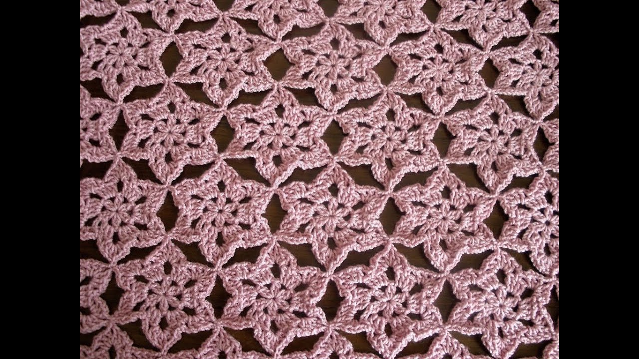 Crochet motif Shawl Part 1