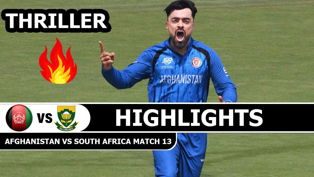 Afghanistan Vs South Africa ICC T20 CRICKET WORLD CUP 2026 Highlights Match 13 | AFG Vs SA