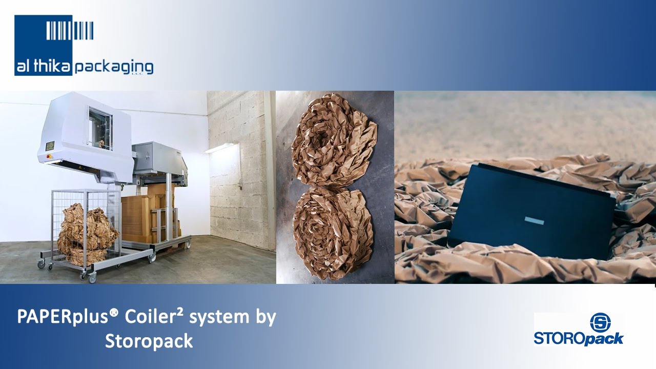 PAPERplus&reg; Coiler&sup2;   Protective Packaging Machine by Storopack - Al Thika Packaging UAE Oman Saudi
