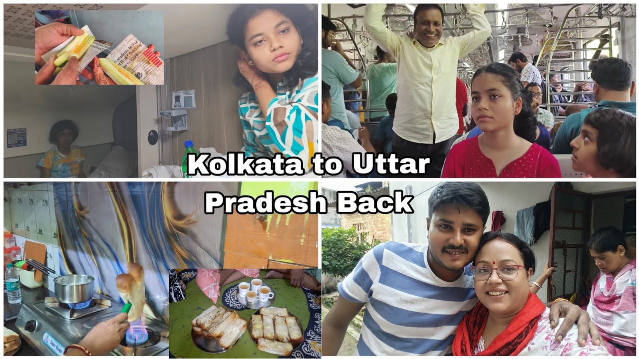 आज सभी का मन खराब हो गया//Kolkata to Uttar Pradesh Traveling Vlog @malanchapalvlog