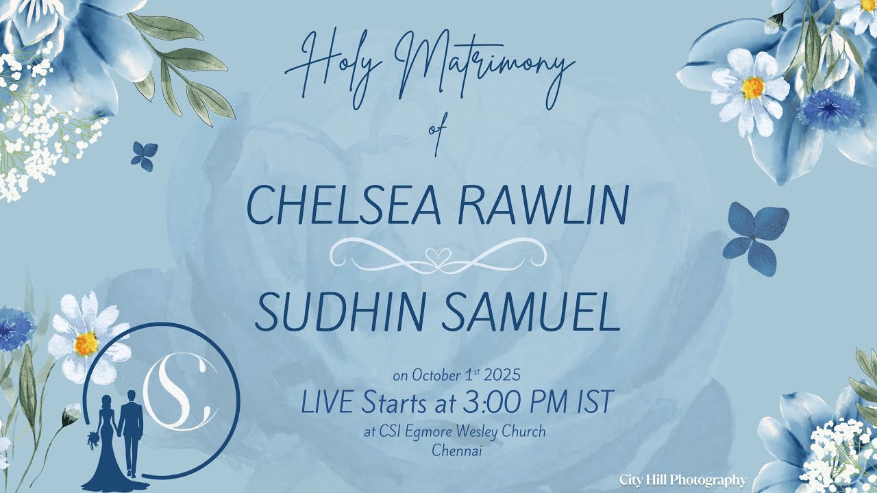 Sudhin weds Chelsea - LIVE