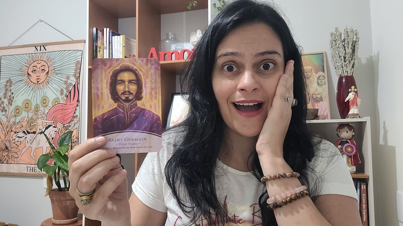 1️⃣9️⃣1️⃣9️⃣ Assustada com essa mensagem e sincronicidade de Saint Germain! 😳💜