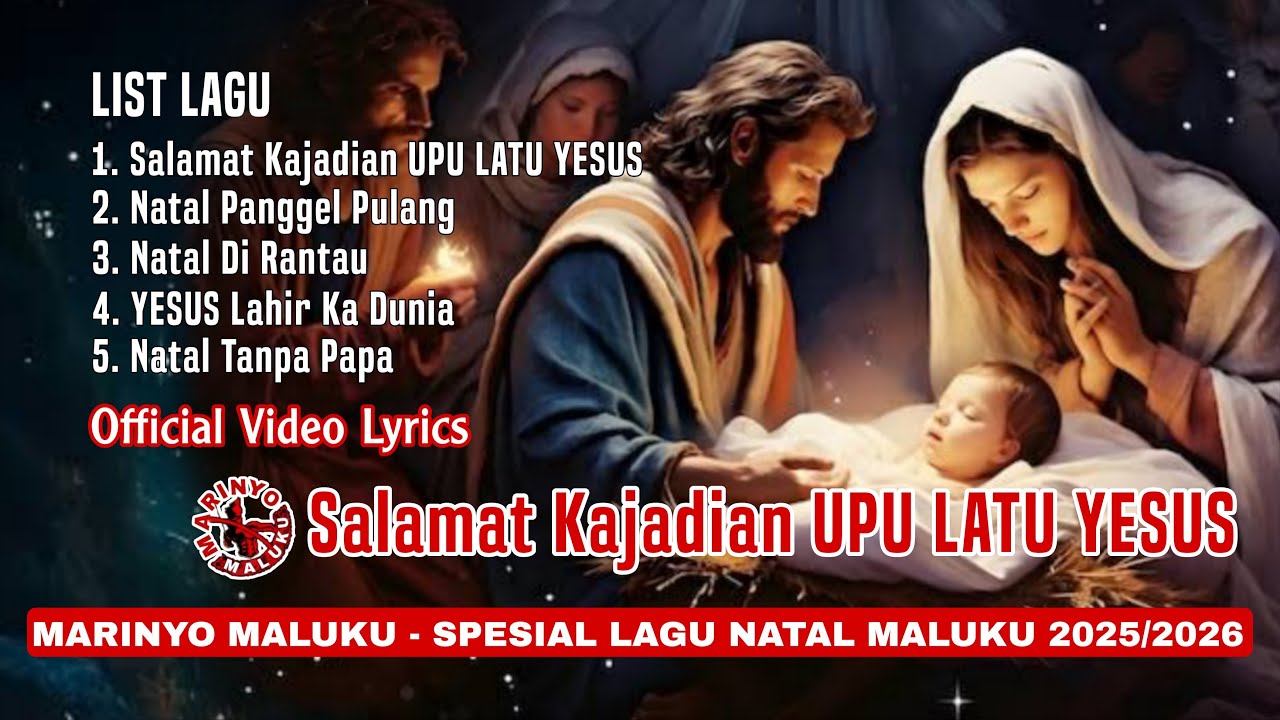 Lagu Natal Ambon Terbaru 2025/2026 || Official Video Lyrics || Marinyo Maluku Spesial Natal