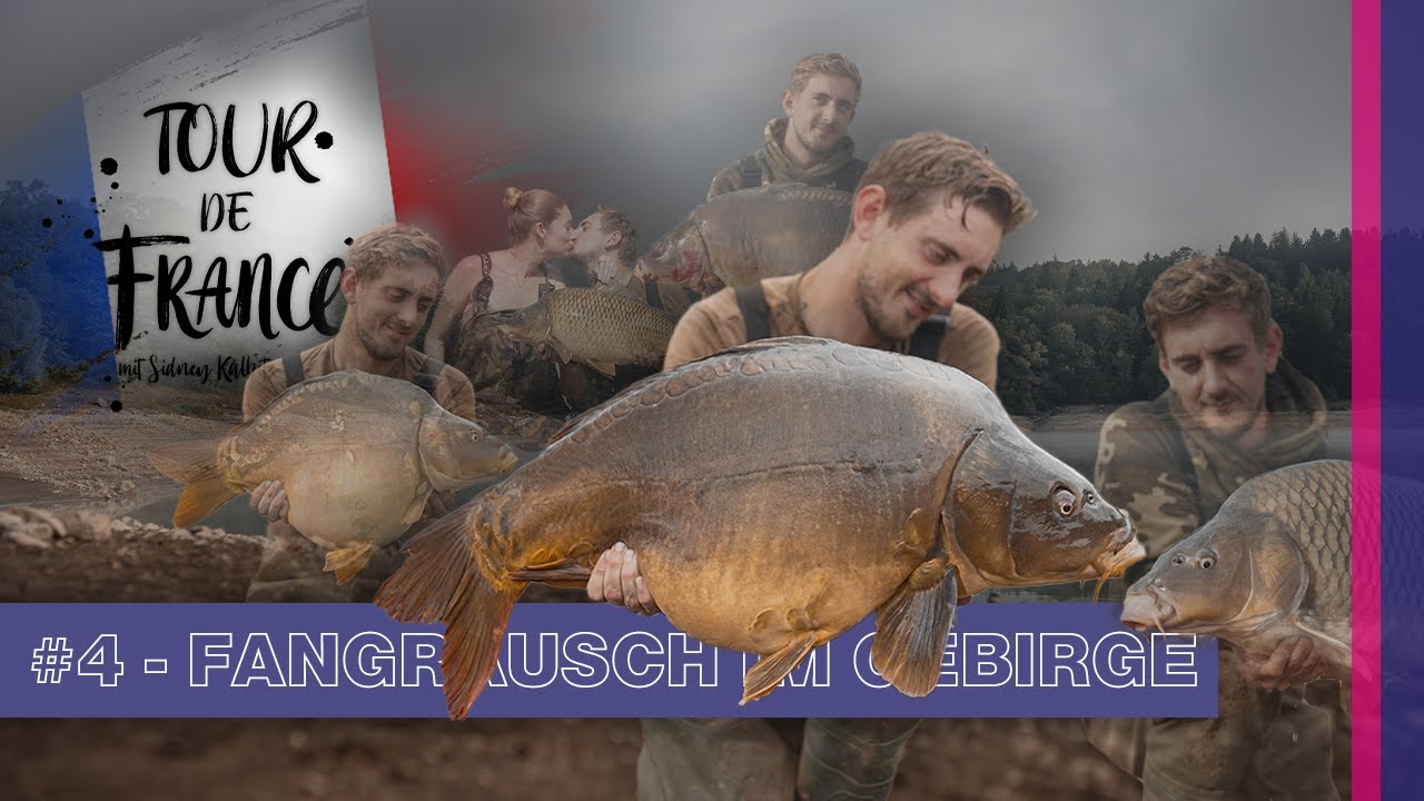 Tour de France #4 - Fangrausch im Gebirge 🏔️ | 4K | Karpfenangeln | Frankreich | Stausee | Trapper