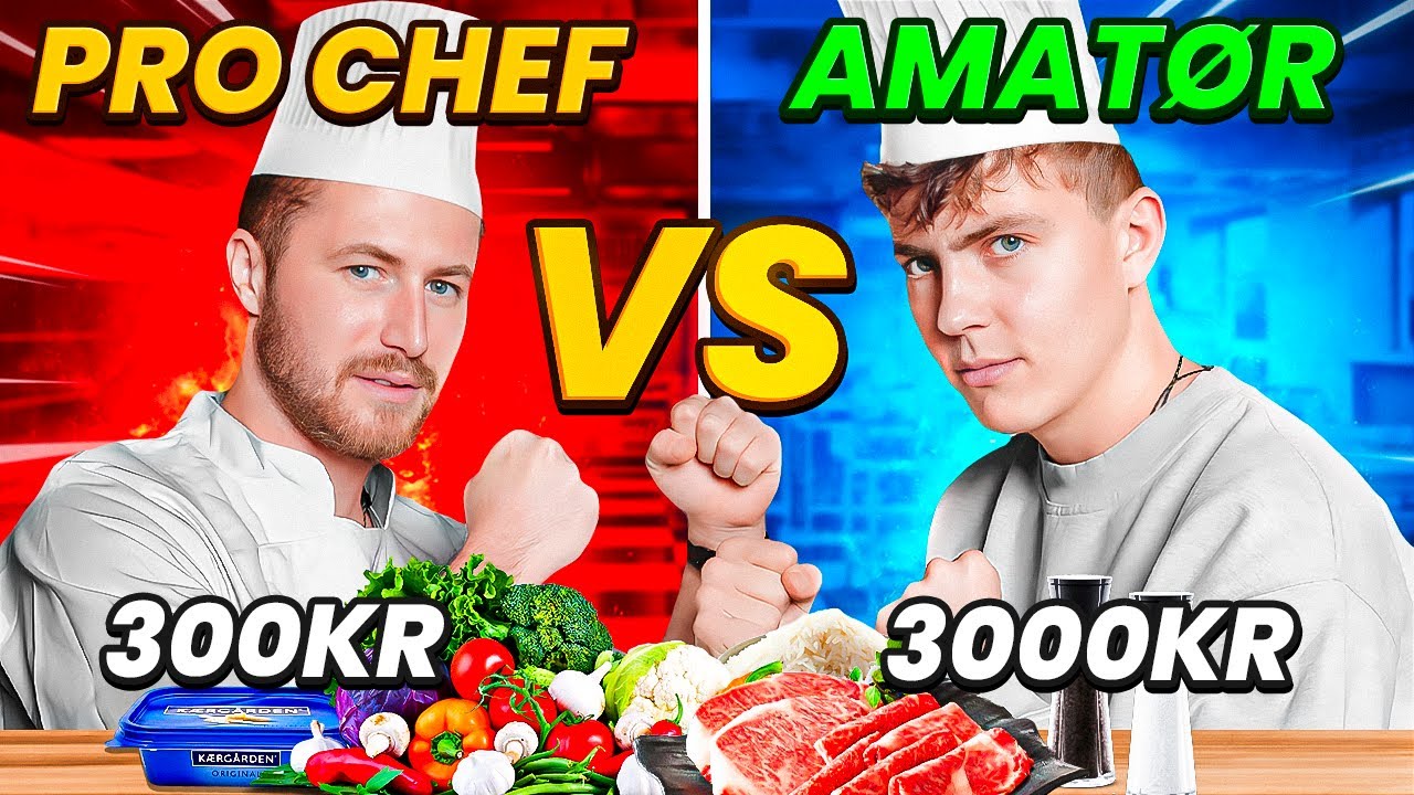 300 kr vs 3000 kr Cook Off | Jørgsholm vs Søndergaard (og Anker)