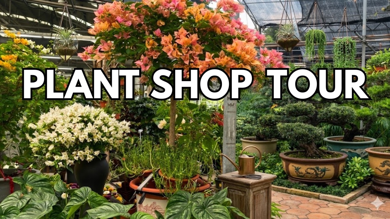 🌱 Evening Plant Shop Tour | Exploring the Most Unique Houseplants 🪴✨