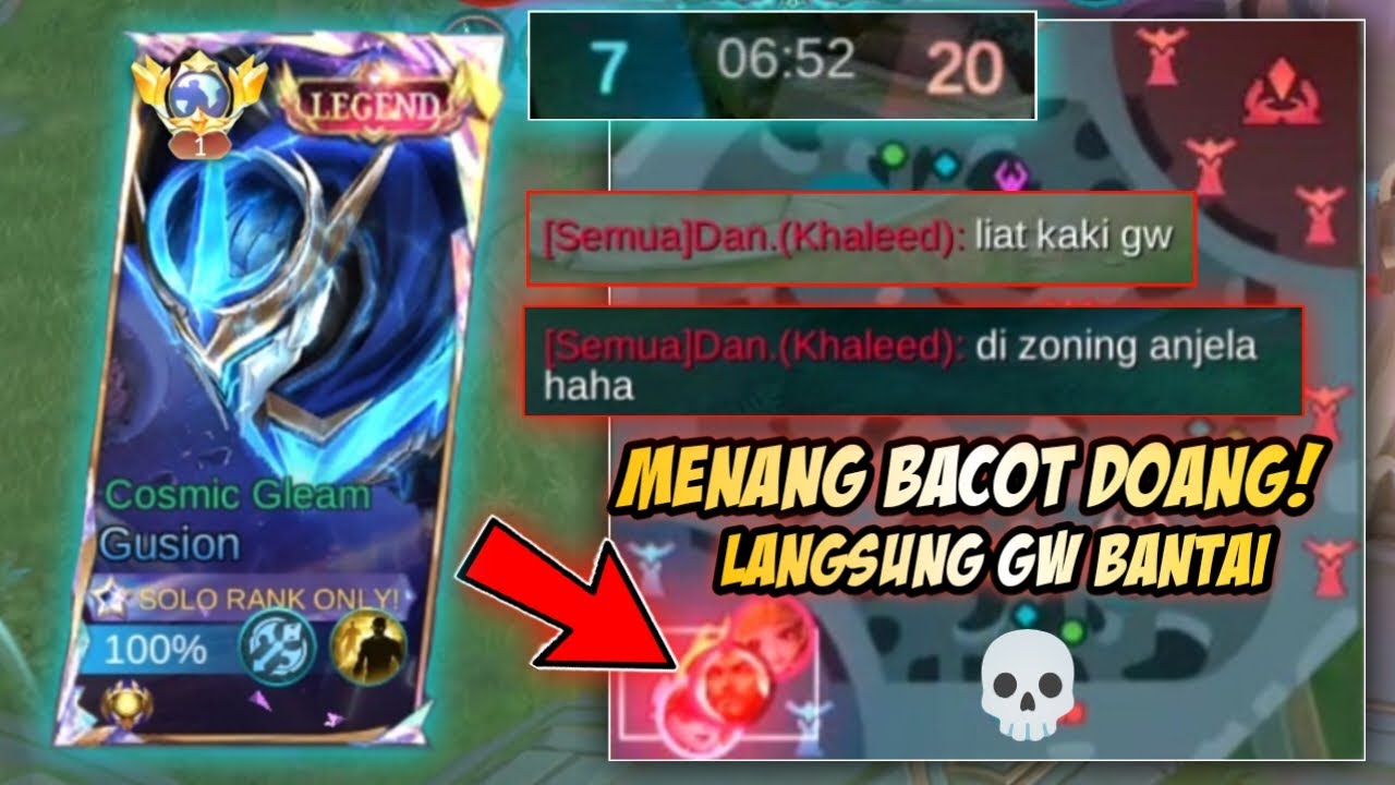 MAKAN TUH BACOTAN! AZAB MUSUH SOMBONG! BANYAK NGETIK DIKIRA UDAH MENANG! ENDINGNYA BIKIN MALU😭| MLBB