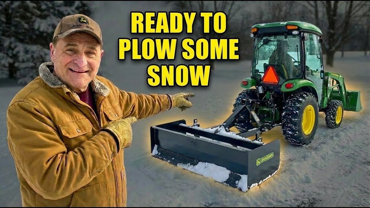 First Snow of 2025...Time To Fire Up The John Deere 2038R