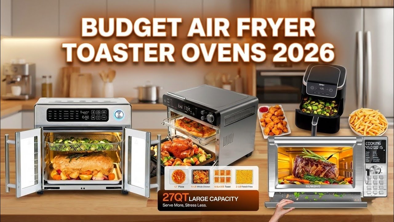 Best Budget Air Fryer Toaster Ovens 2026