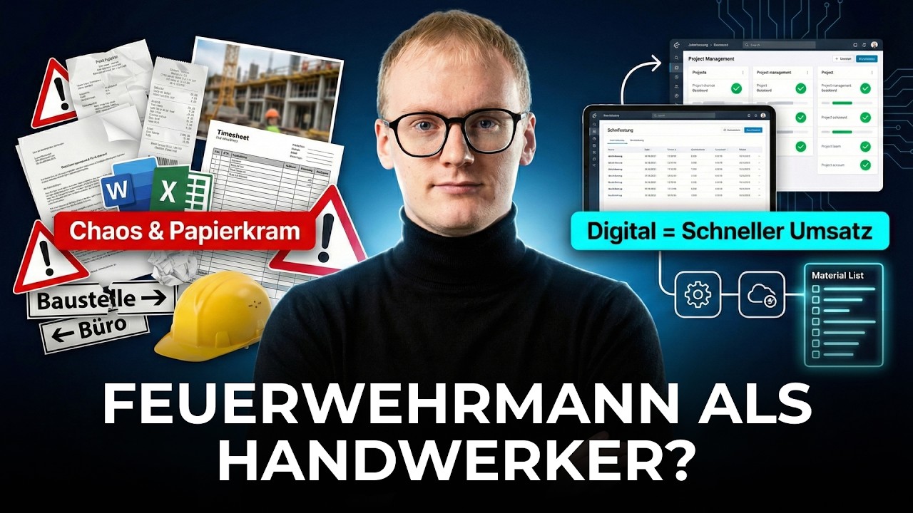 Enthüllt: Warum Handwerker ständig arbeiten, die Büroarbeit aber liegen bleibt