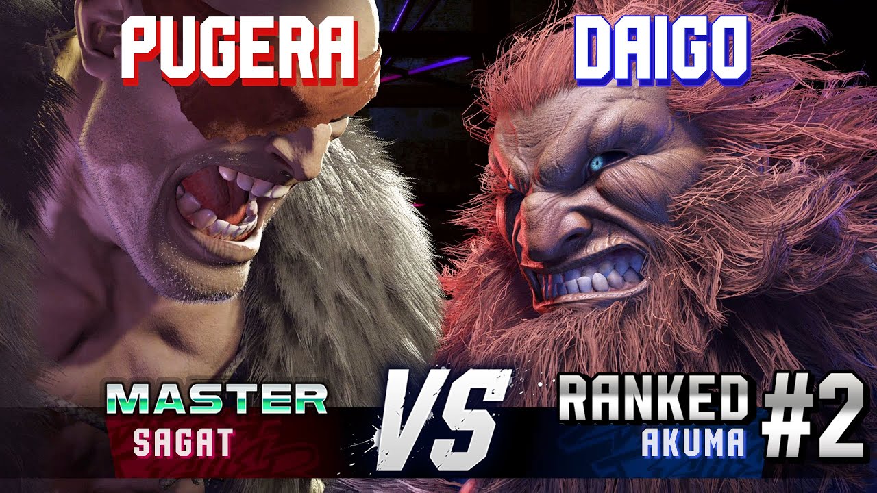 SF6 ▰ PUGERA (Sagat) vs DAIGO (#2 Ranked Akuma) ▰ High Level Gameplay